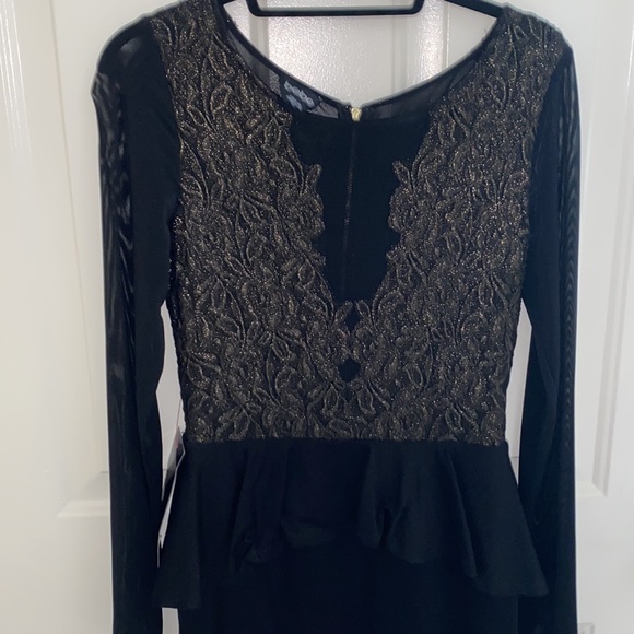 Bebe Peplum Dress - Picture 2 of 4